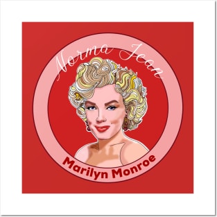 Norma Jean Marilyn Monroe Hollywood Starlet Posters and Art